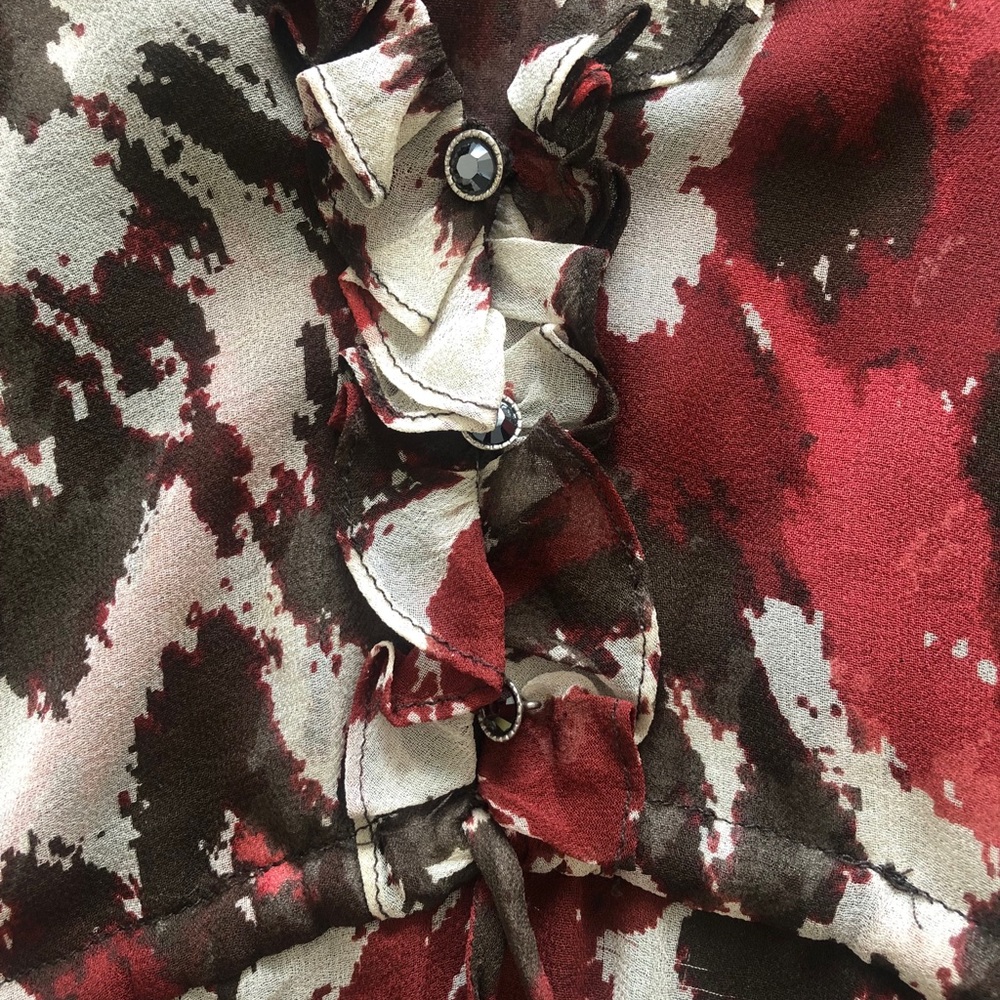 Robert Rodriguez Silk Chiffon Dress - Picture 6 of 6